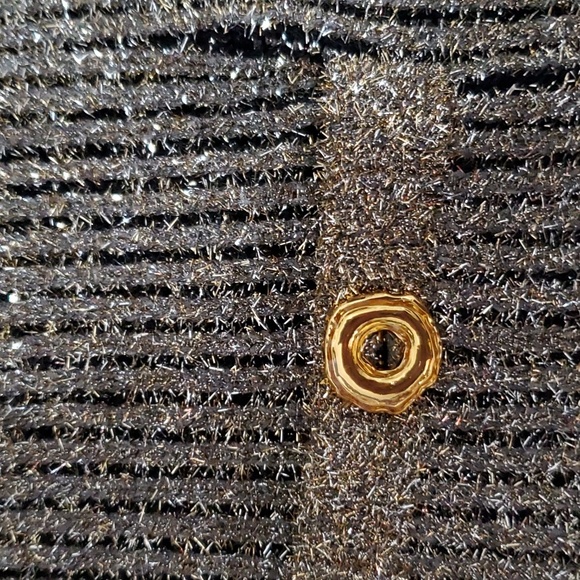 H&M Cropped Metallic Cardigan - Picture 6 of 11